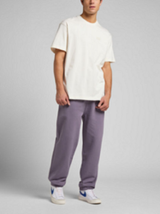 Jogginghose mit Gummizug Lila
