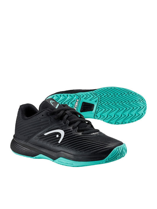 Revolt Pro 4.0 Kids Sports Shoes Tennis with Laces Black