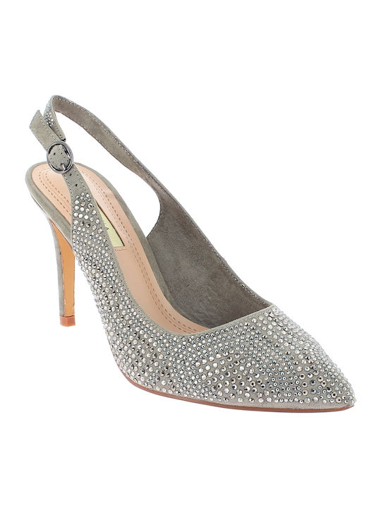 IQ Shoes Stiletto Gray High Heels C8135