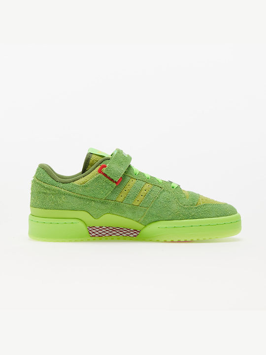 Forum Low Herren Sneakers Solar Green / Red