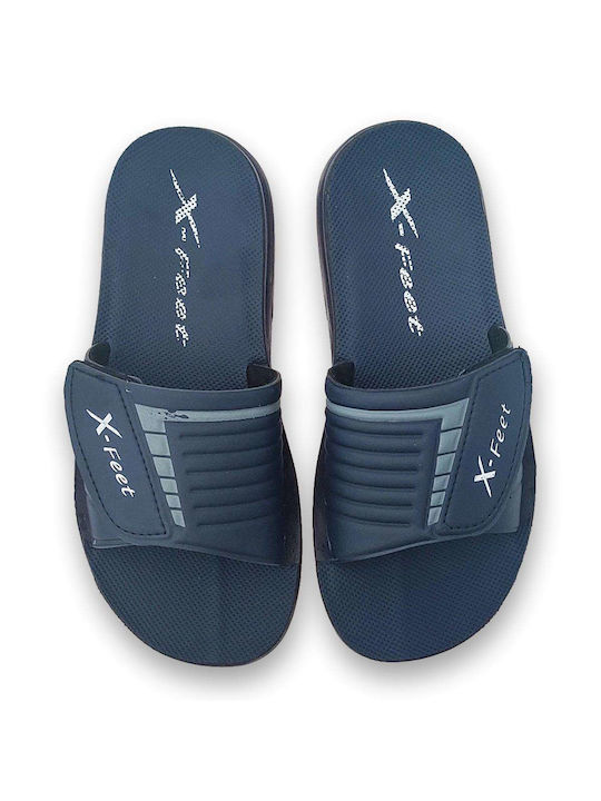 Men's Slides Blue