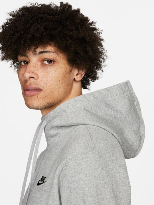 Cardigan With Gray Hood