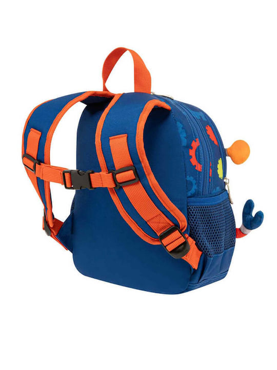 Polo Junior Los Ninos School Bag Backpack Kindergarten Multicolour with Water Bottle Holder 7Liters