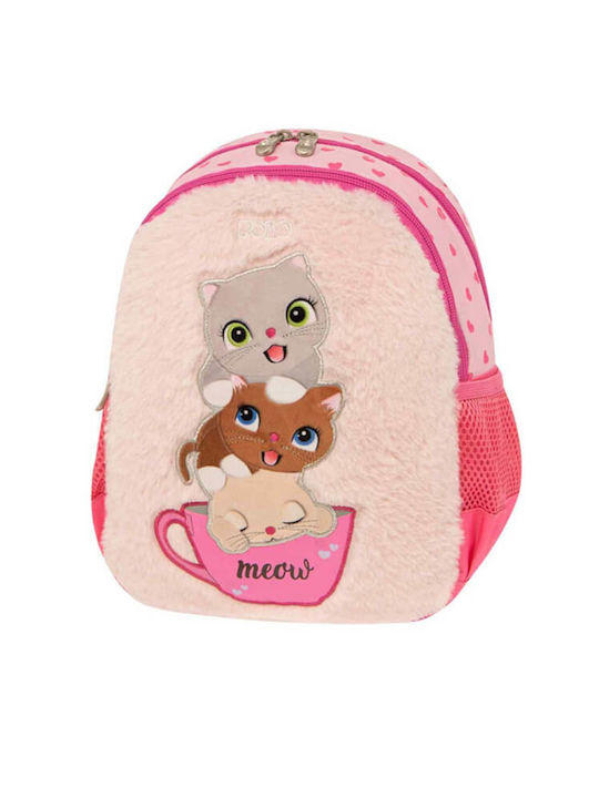 Polo Γατάκια Schulranzen Rucksack Kindergarten in Rosa Farbe