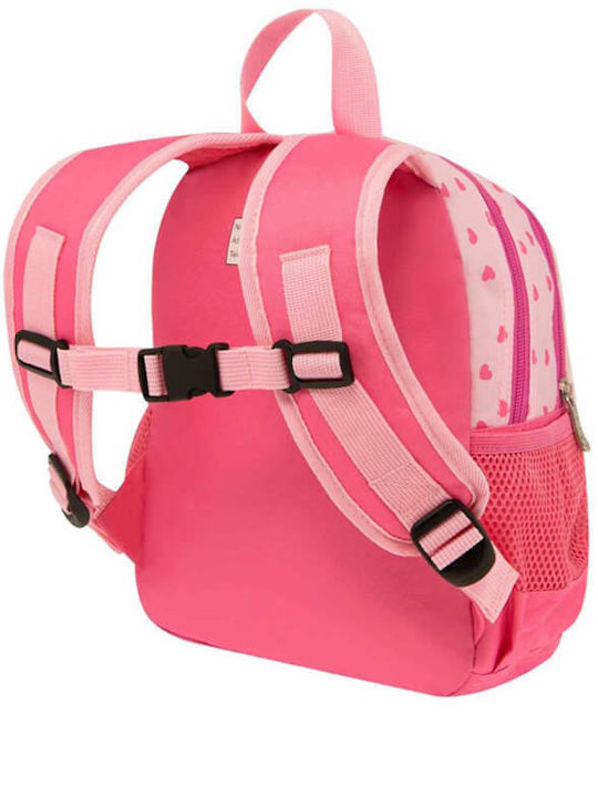 Polo Kittens School Bag Backpack Kindergarten Pink with Water Bottle Holder 7Liters