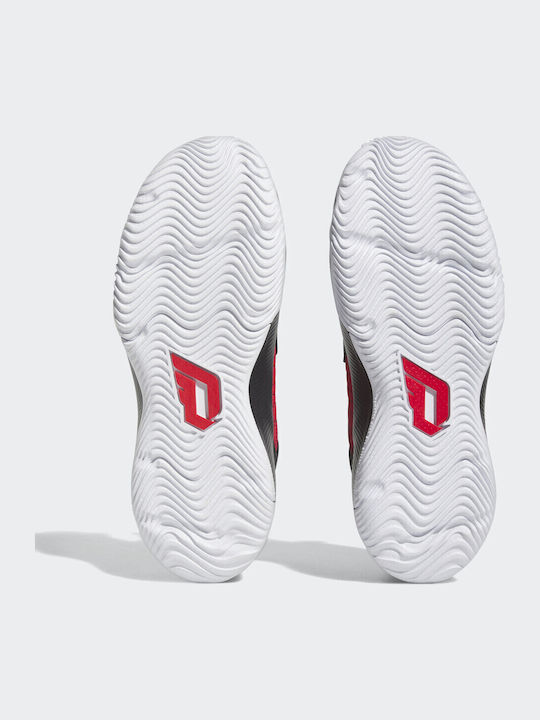 Dame Certified Low Basketball Shoes Scarlet / White / Black