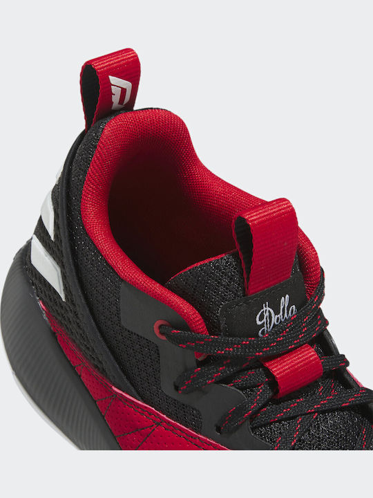 Dame Certified Low Basketball Shoes Scarlet / White / Black