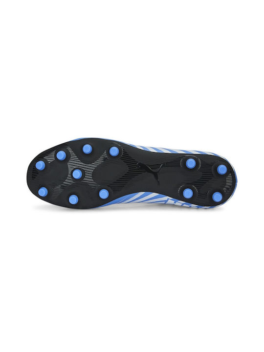 Puma Tacto II FG/AG Χαμηλά Ποδοσφαιρικά Παπούτσια με Τάπες Μπλε