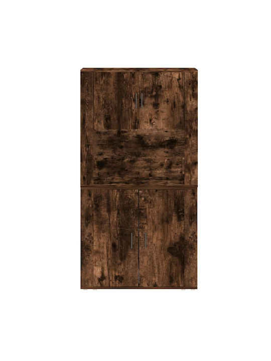 Ντουλάπι Δαπέδου Καπνιστή Δρυς 80x33x80εκ.