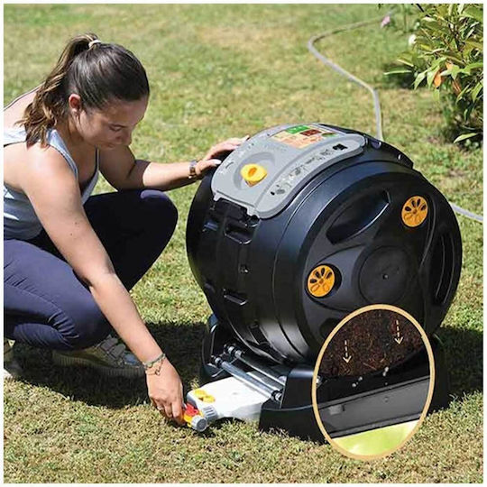 ΕasyMix Plastic Closed Type Composter 100lt