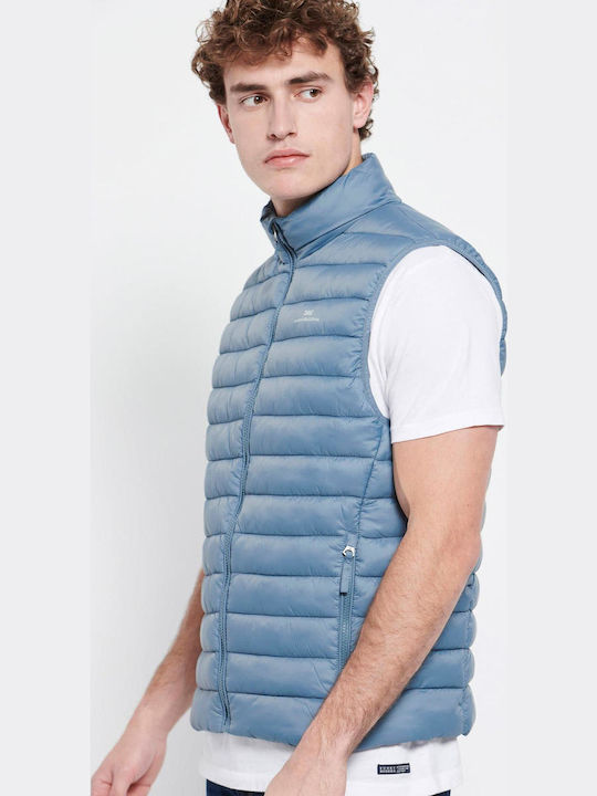 FBM007-00401 Sleeveless Jacket Puffer Dusty Blue