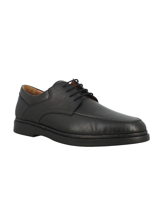 Antonello Men's Leather Casual Shoes Black