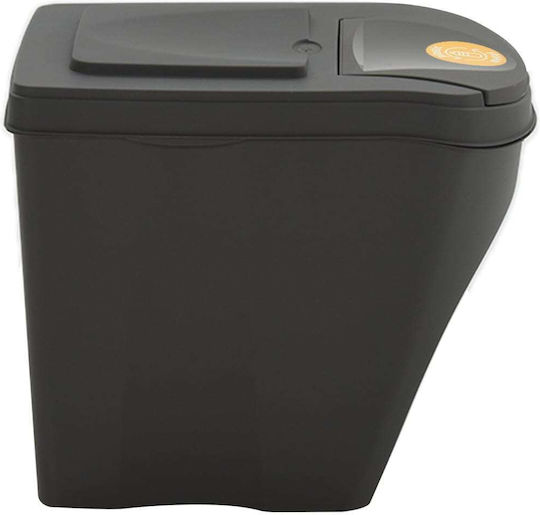 vidaXL Plastic Waste Bin 4x100lt Gray