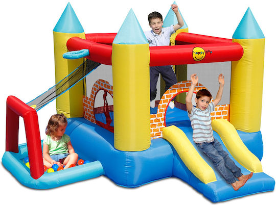Happy Hop Φουσκωτό Play Center Κάστρο με Τραμπολίνο & Τσουλήθρα για 3-10 Ετών