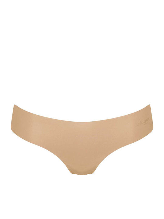 Γυναικεία String 2Pack χωρίς Ραφές Black/Beige