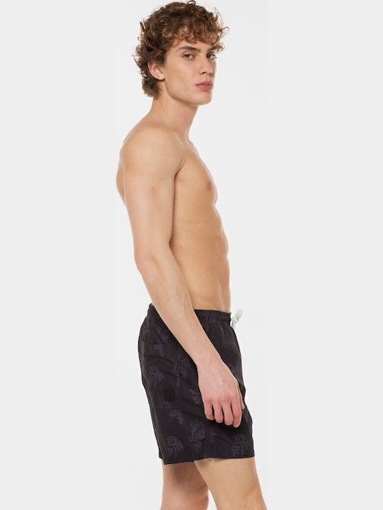 Men's Swimwear Shorts Black with Patterns