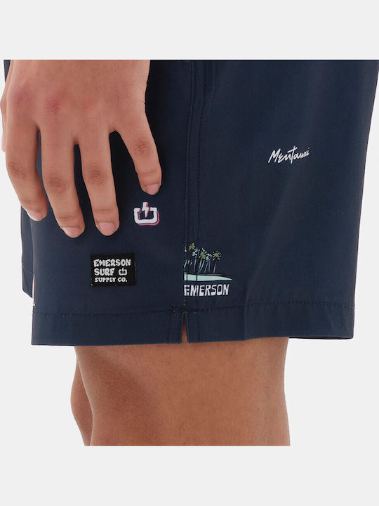 Ανδρικό Μαγιό Σορτς Navy Blue με Σχέδια