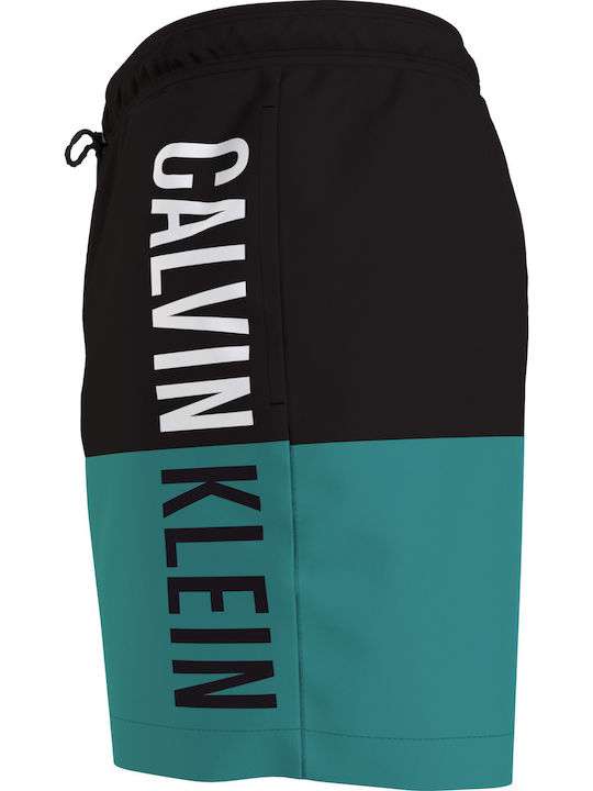 Men's Swimwear Shorts Black Striped