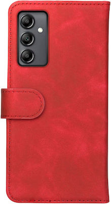 Rosso Element Synthetic Leather Wallet Red (Galaxy A14)