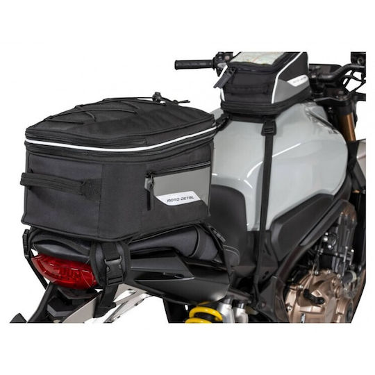 Moto-Detail Σάκος Ουράς Μοτοσυκλέτας 40lt σε Μαύρο Χρώμα