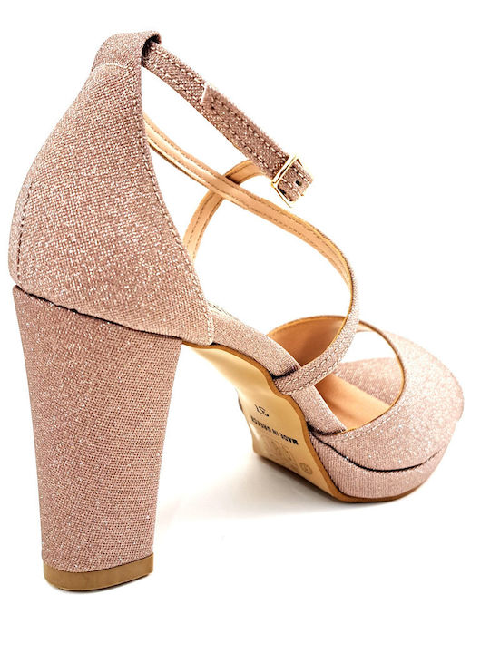 78103 Πέδιλα Pink Gold 78103