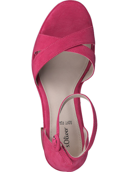 Sandalen Fuchsie