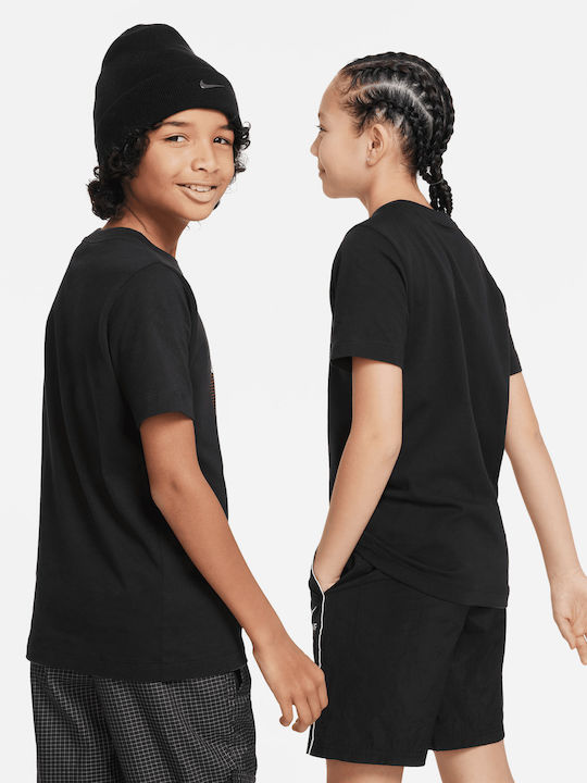 Παιδικό T-shirt Μαύρο SPORTSWEAR