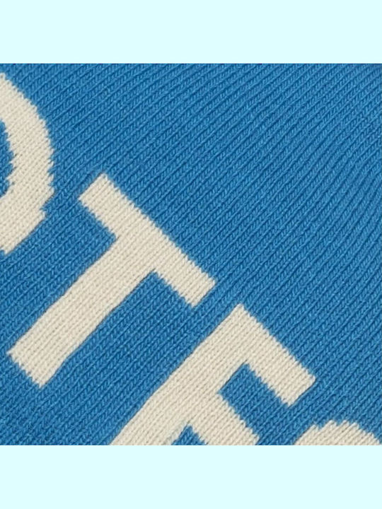 Beanie Männer Beanie Gestrickt in Blau Farbe