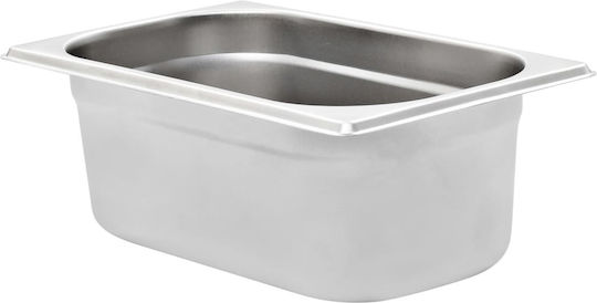 vidaXL Σκεύος Gastronorm Ανοξείδωτο GN1/4 με Βάθος 100mm 8τμχ