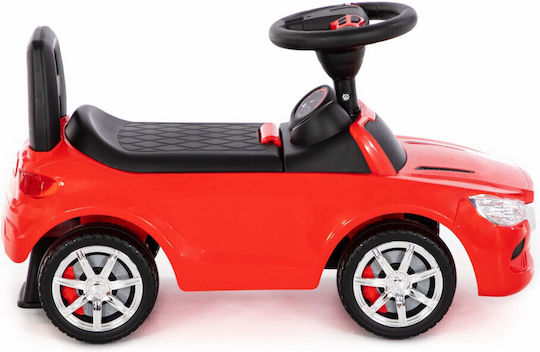 Polesie Super Car 4T Αυτοκινητάκι Ride On για 12+ μηνών με Ήχους Κόκκινο