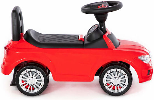 Polesie Super Car 5B Αυτοκινητάκι Ride On για 12+ μηνών με Ήχους Κόκκινο