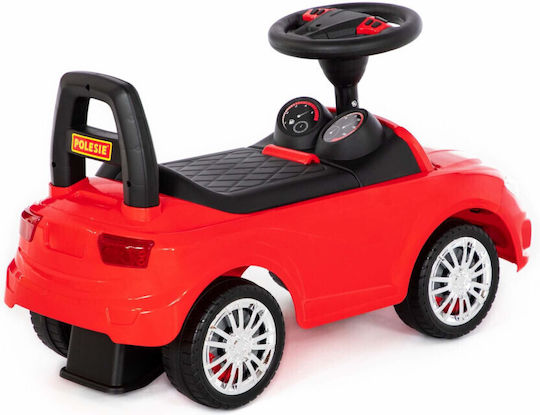Polesie Super Car 5B Αυτοκινητάκι Ride On για 12+ μηνών με Ήχους Κόκκινο