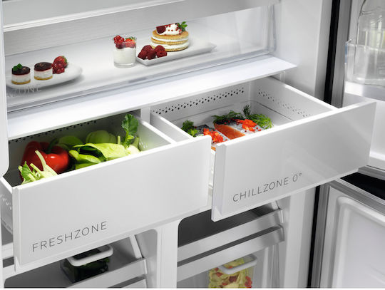 AEG Хладилник Гардероб 522лт NoFrost В190xШ90.9xД69см. Inox RMB952E6VU