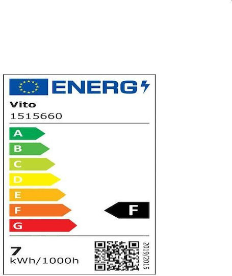 Vito Λάμπα LED 6.5W για Ντουί GU10 και Σχήμα PAR16 Φυσικό Λευκό 526lm