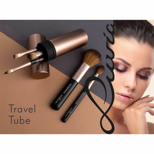 Luvia Set cu Pensule de Machiaj din Păr Sintetic Travel Tube 5buc