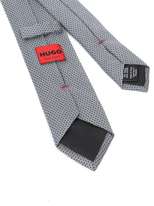 Hugo Silk Men's Tie Monochrome Light Blue