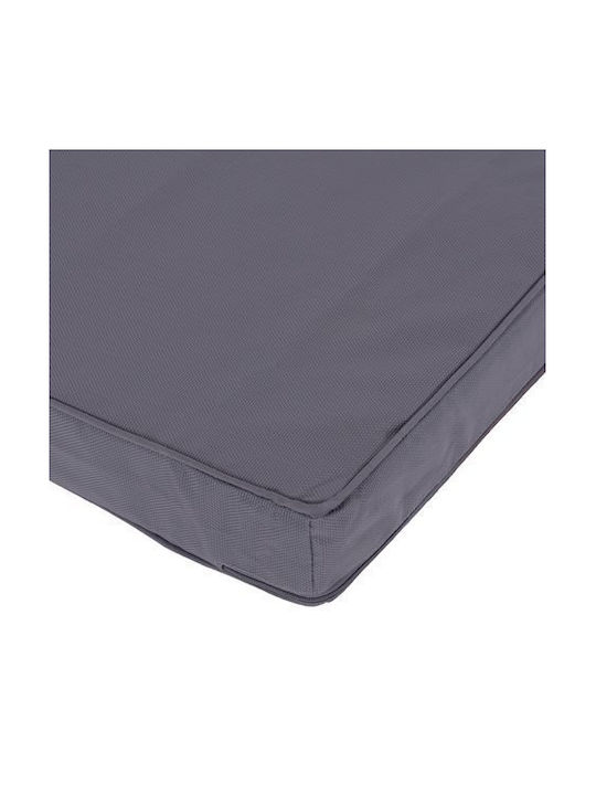 HomeMarkt Sunbed Cushion with Backrest Sifnos Grey 194x70cm
