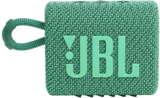JBL Go 3 Eco Waterproof Bluetooth Speaker 4.2W with Battery Life up to 5 hours Green