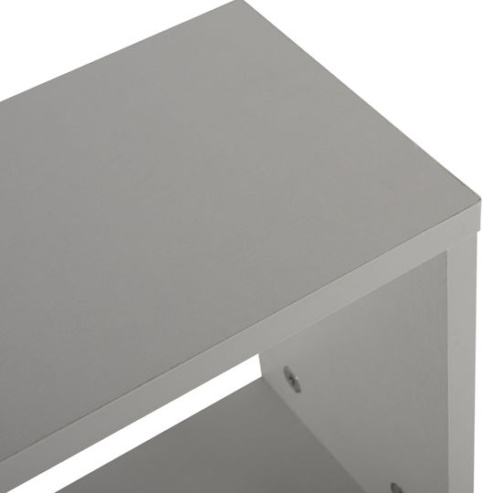 Rectangular Side Table Amabella Wooden White L45xW17xH52cm.