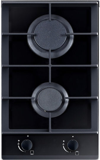 MPM Domino Gas Cooktop Autonomous 29.5x51εκ.