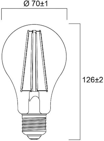 Sylvania Λάμπα LED 11W για Ντουί E27 Θερμό Λευκό 1521lm Dimmable