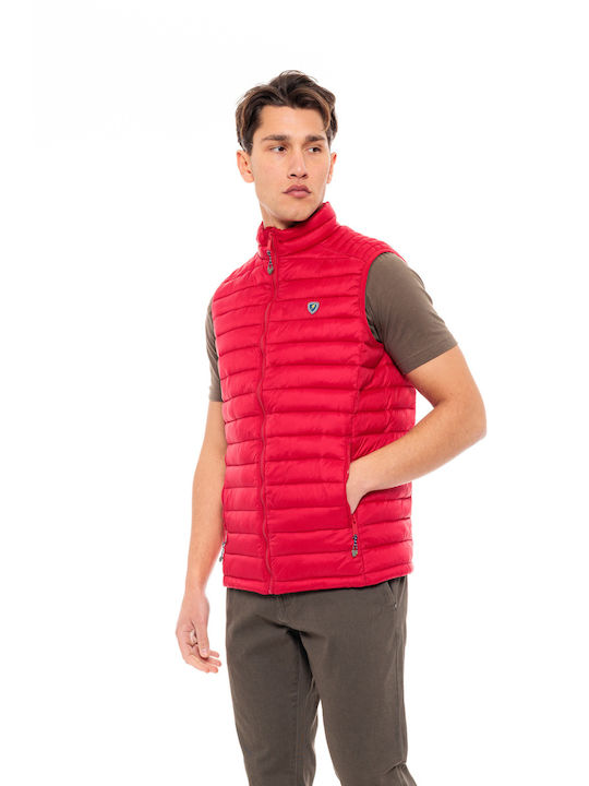 Splendid Ärmellos Herren Jacke Lässig Rot