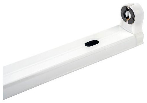Optonica Lighting Batten with 2 Slots for LED Lamps T8 120cm