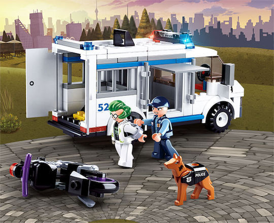Sluban Building Blocks Prisoner Transporter for 6+ Years 117 Pieces