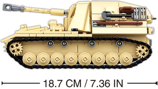 Sluban Cuburi De Construit WWII Tanc German Pentru 8+ Ani 543 Bucăți
