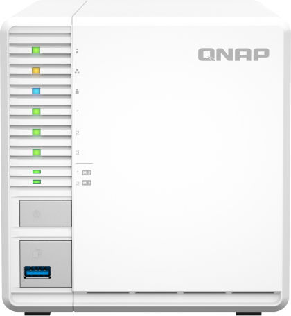 QNap TS-364-8G NAS Tower with 3 slots for HDD/SSD