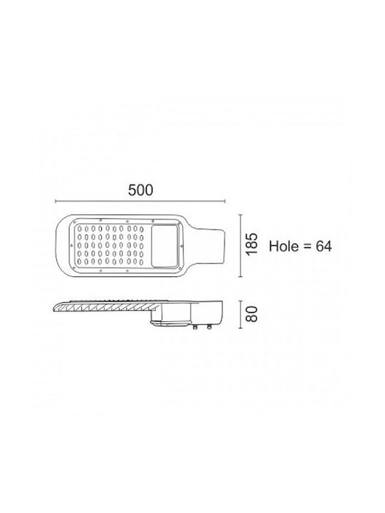 Spot Light Външна Стояща Лампа LED Улично Осветление 100W 80см Spot Light Външна Стояща Лампа LED Улично Осветление 100W 80см