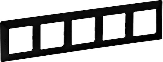 Legrand Valena Life Switch Frame 4 Positions in Black Color 754254