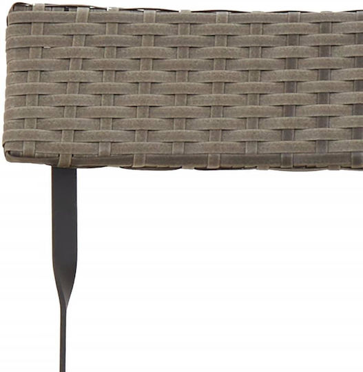 Outdoor-Stuhl Rattan Grey 2Stück 40x45x79εκ.