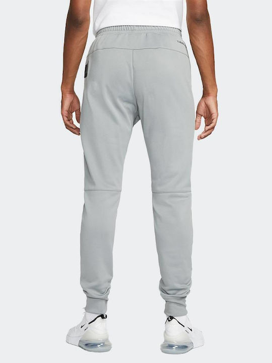 Sweatpants Glossy with Elastic Gray